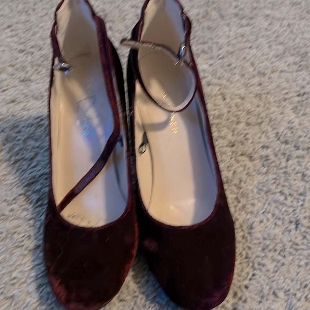 Like New Velvet Heels